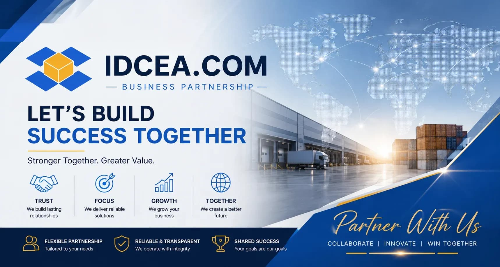 IDCEA business partnership — let's build success together