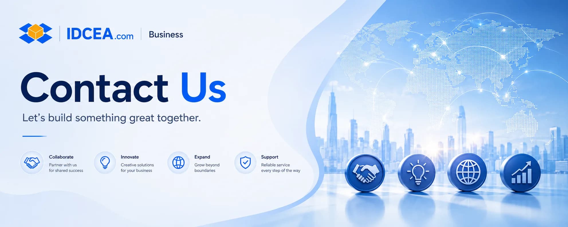 Contact IDCEA — let's build something great together